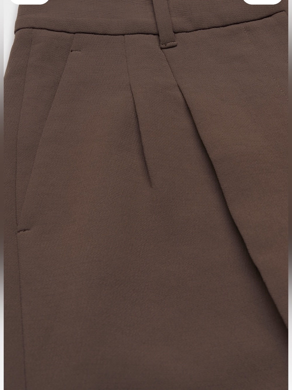 Aritzia Hi Rise Effortless Pants, rich mocha brown - Picture 4 of 16